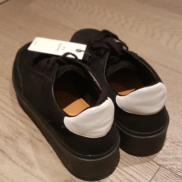 Zara TRF black leather sneakers - Picture 3 of 5